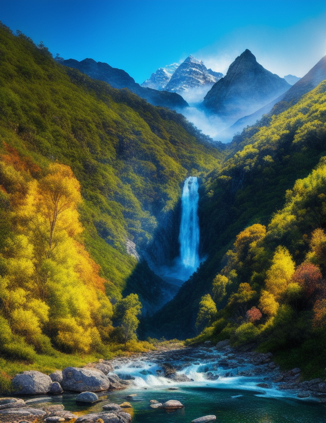 beholdersai's tweet photo. As the river winds through the valley, its waterfalls serve as reminders that sometimes the most challenging paths lead to the most breathtaking beauty.
#generativeX #aiart #ai #artwork #generativeart #stablediffusion #digitalart #landscape #waterfalls https://t.co/qgrJX53vYs