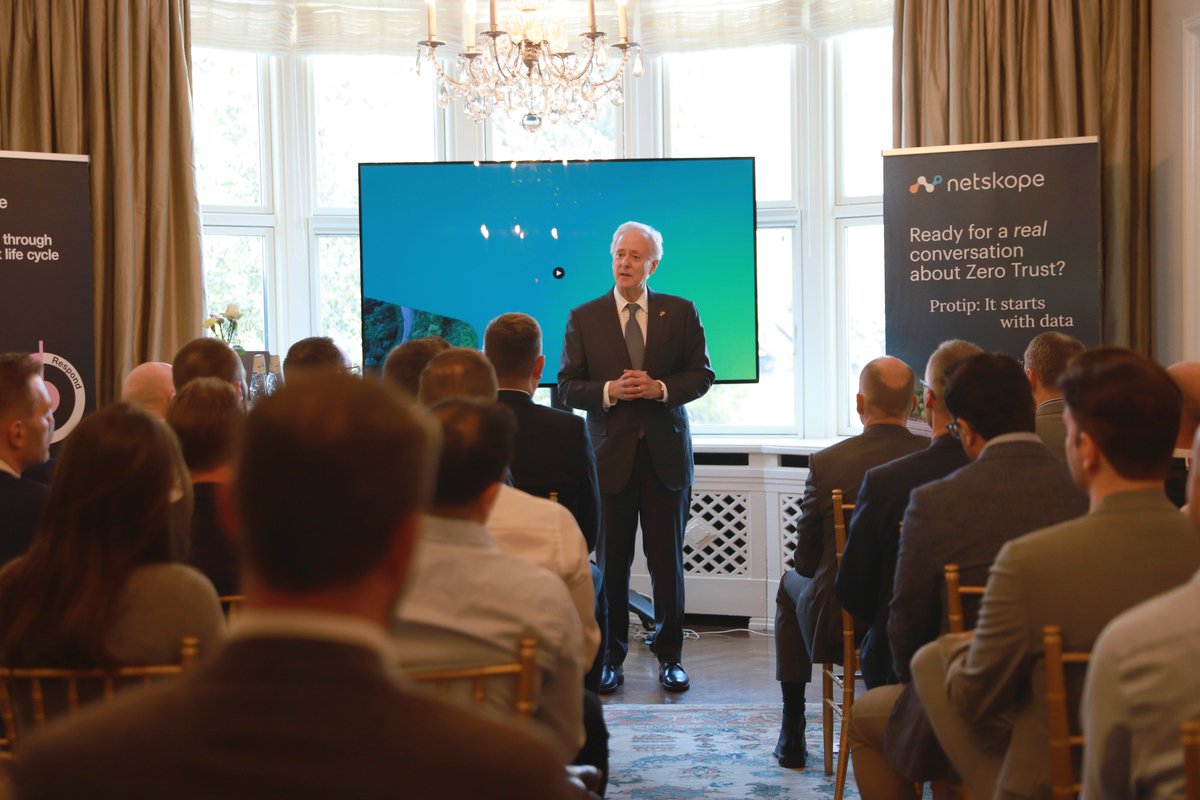 USAmbDenmark's tweet image. We need cutting-edge solutions to effectively address #cybersecurity threats that face the world today. Pleased to host industry experts and members of the 🇩🇰 business community to discuss how we can work together to create a safe and more secure cyber environment. @Netskope