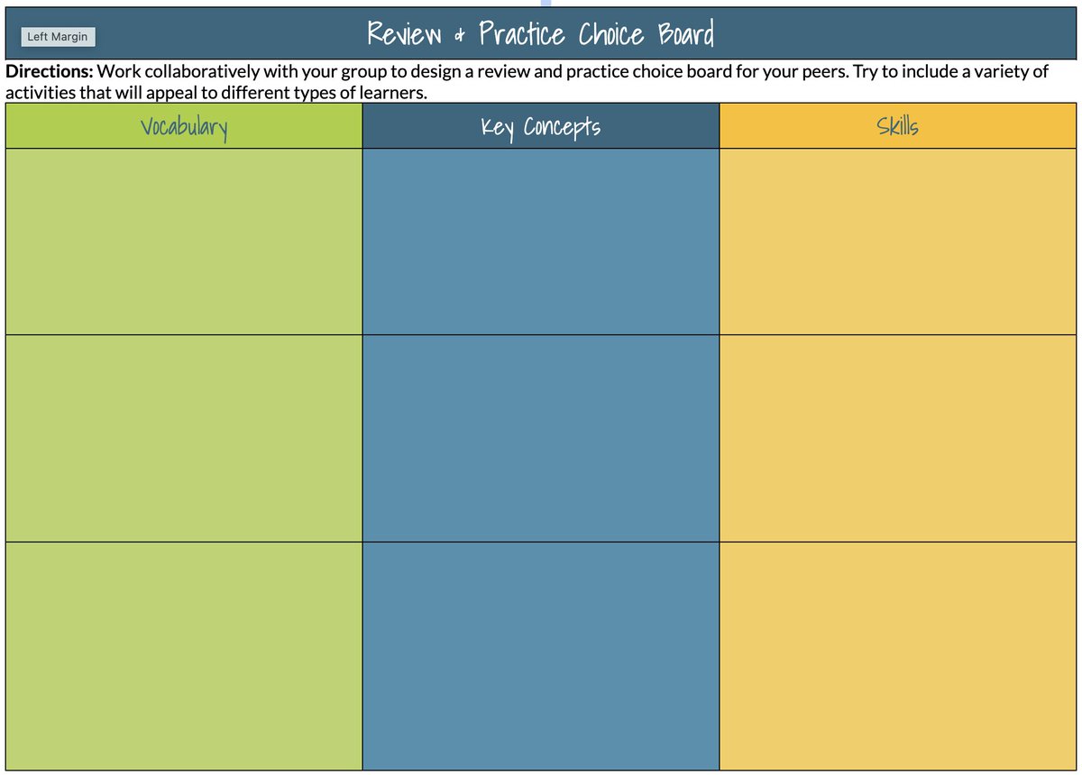 Tired of spending hours designing study guides &amp; review games to help students prep for an #assessment? Shift this time-consuming workflow!

Shifting from Teacher Generated Review to Student-Generated Review
catlintucker.com/2023/04/shifti…
#edchat #edutwitter #UDLchat #blendedlearning