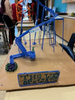 Nicholas_TCDSB's tweet image. Grade 7 Straw Roller Coaster Challenge