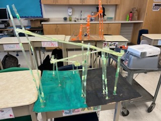 Nicholas_TCDSB's tweet image. Grade 7 Straw Roller Coaster Challenge