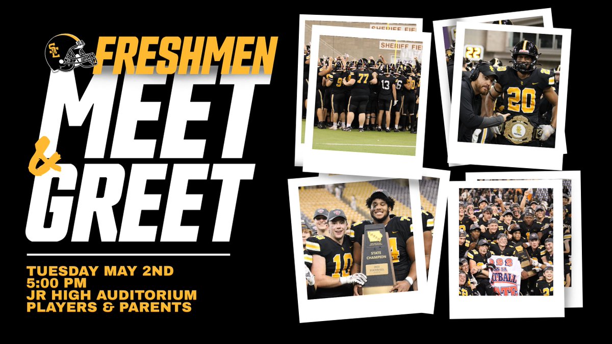 sep_football's tweet photo. Attention 8th Graders who are interested in joining the SEP football family. Informational Meeting, Tuesday, May 2nd, 5pm in the JH auditorium. See you there! https://t.co/vmnyX7UuOi