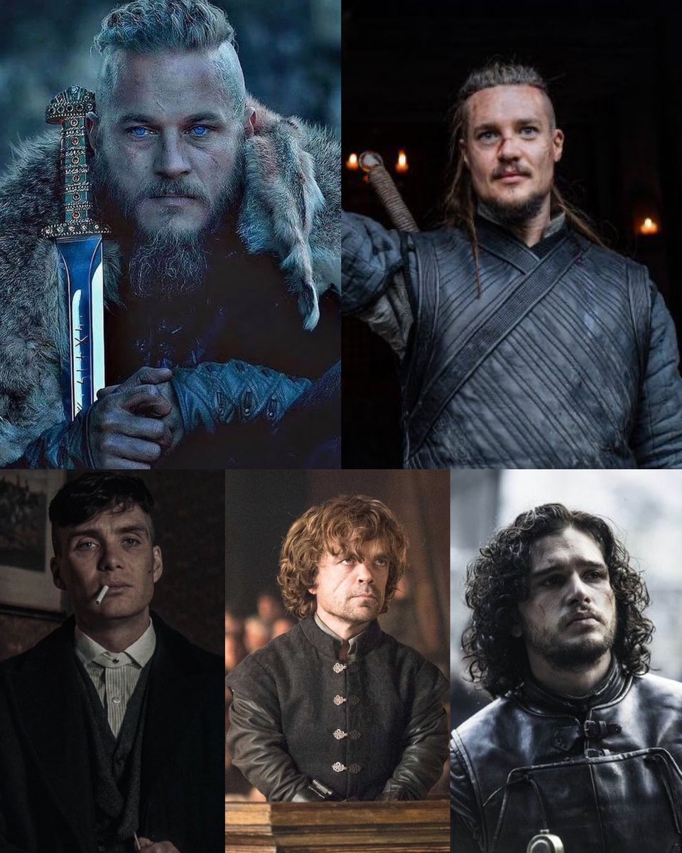 UhtredTLK's tweet photo. Aquí va, mi mesa de los 5 grandes:

1) Ragnar Lothbrok
2) Uhtred of Bebbanburg
3) Tommy Shelby
4) Tyrion Lannister
5) Jon Snow https://t.co/bSMxWcHNJL