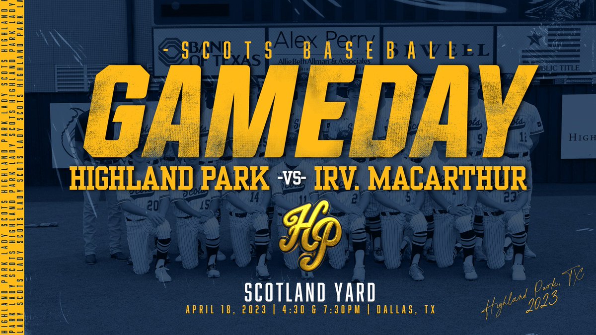 scotsathletics's tweet photo. IT'S GAMEDAY!! Good luck to the Scots Baseball teams today during their home district games! #ScotsBaseball⚾ #MenInPins @HPScotsBaseball @MrCoachLeidner @CoachHoney11 https://t.co/TZEPtl92ag