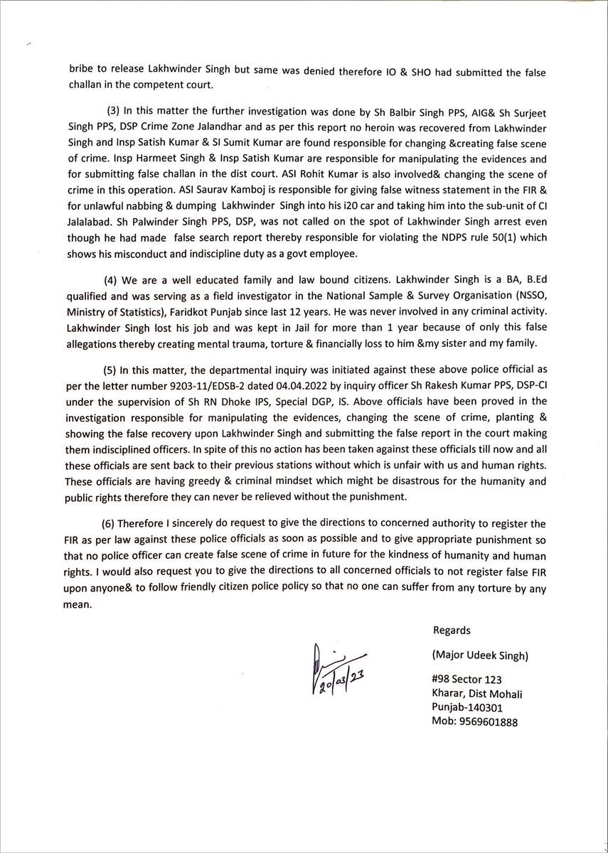 Major (Dr) Udeek Singh Gajniwala tweet media