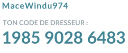GhostPredator69's tweet photo. Hi 🙋‍♂️ Réunion Island Player🇷🇪
Please Add Me 🙏🏻 
1985 9028 6483
7025 4828 9013
#Pokemongofriend 
#PokemonGoFriendCodes 
#PokemonGOfriendscode 
#pokemongotrainercode 
#PokemonGOCode 
#PokemonGOfriends  
#PokemonGO https://t.co/q61ftkCCTN