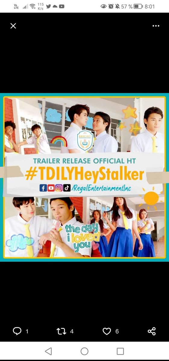 AkrgFullMoon's tweet photo. #TDILYHeyStalker  #TDILY💙💛 #TheDayILovedYou 
 ▶️https://t.co/nCxmcHJllz

ESTRENO 🗓️🔸 26 de Abril
Producido @RegalFilms y dirigido por #EasyFerrer

 Es la historia de #Nick con su primer amor.
 La puedes visualizar por Youtube
Suscribete 🔔 al canal 
https://t.co/65jocEM2HY https://t.co/U5ld8vUIWV