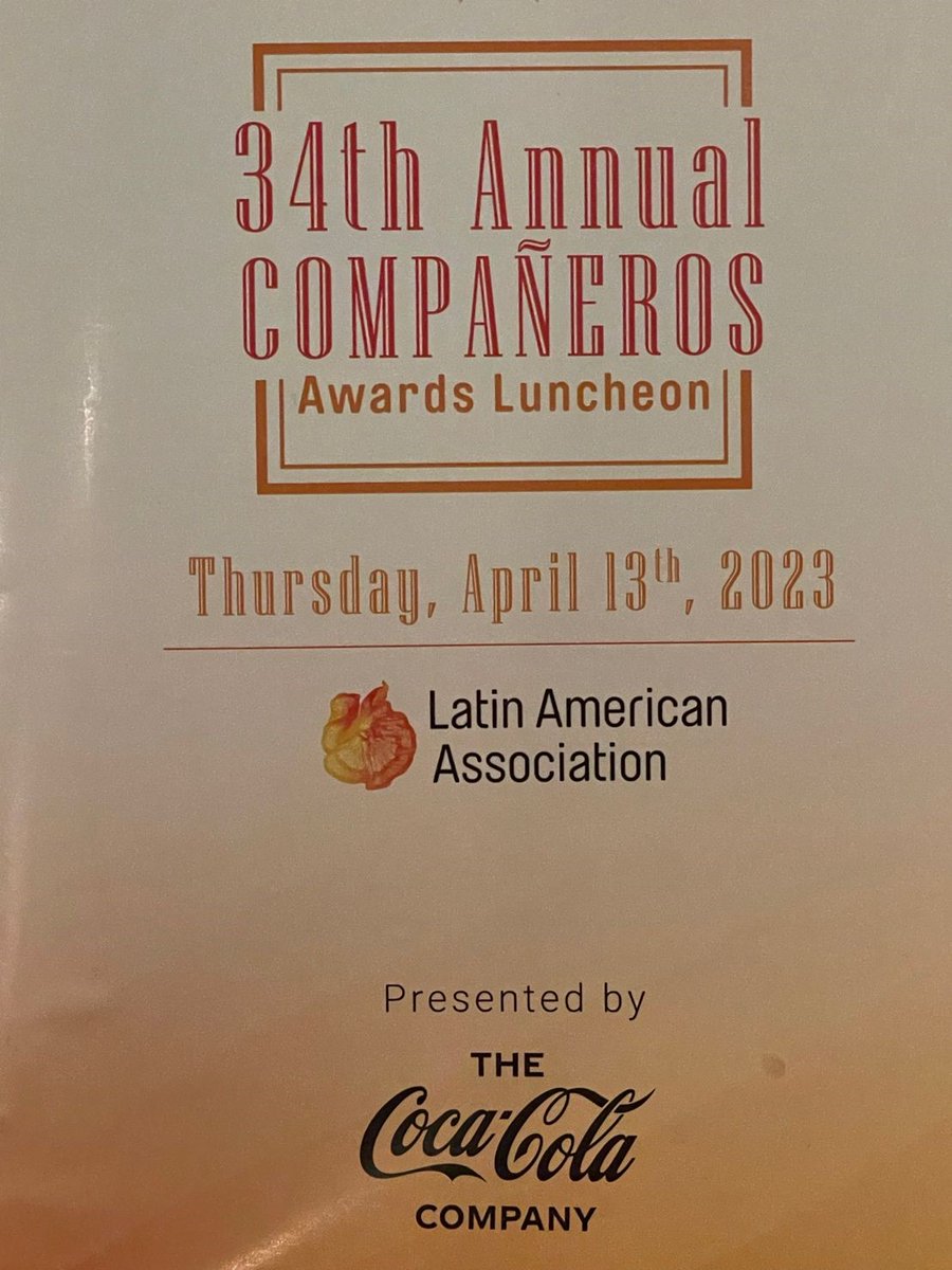 ProsperaUSA's tweet photo. Our President &amp; CEO Augusto Sanabria and other Prospera team members recently participated in the ✨34th Annual Compañeros Awards Luncheon✨ hosted by the Latin American Association #LAA.  inspiring event and for bringing our community together! #ProsperaUSA #ProsperaGA #GA #ATL https://t.co/7dmg0n4GdP