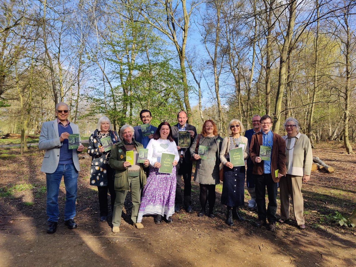 Spent the morning with a cross-party group of councillors and candidates in Epping Forest District who all promise to #LoveEppingForest and do their best to put it at the heart of decisions on planning, transport,air quality and climate change.