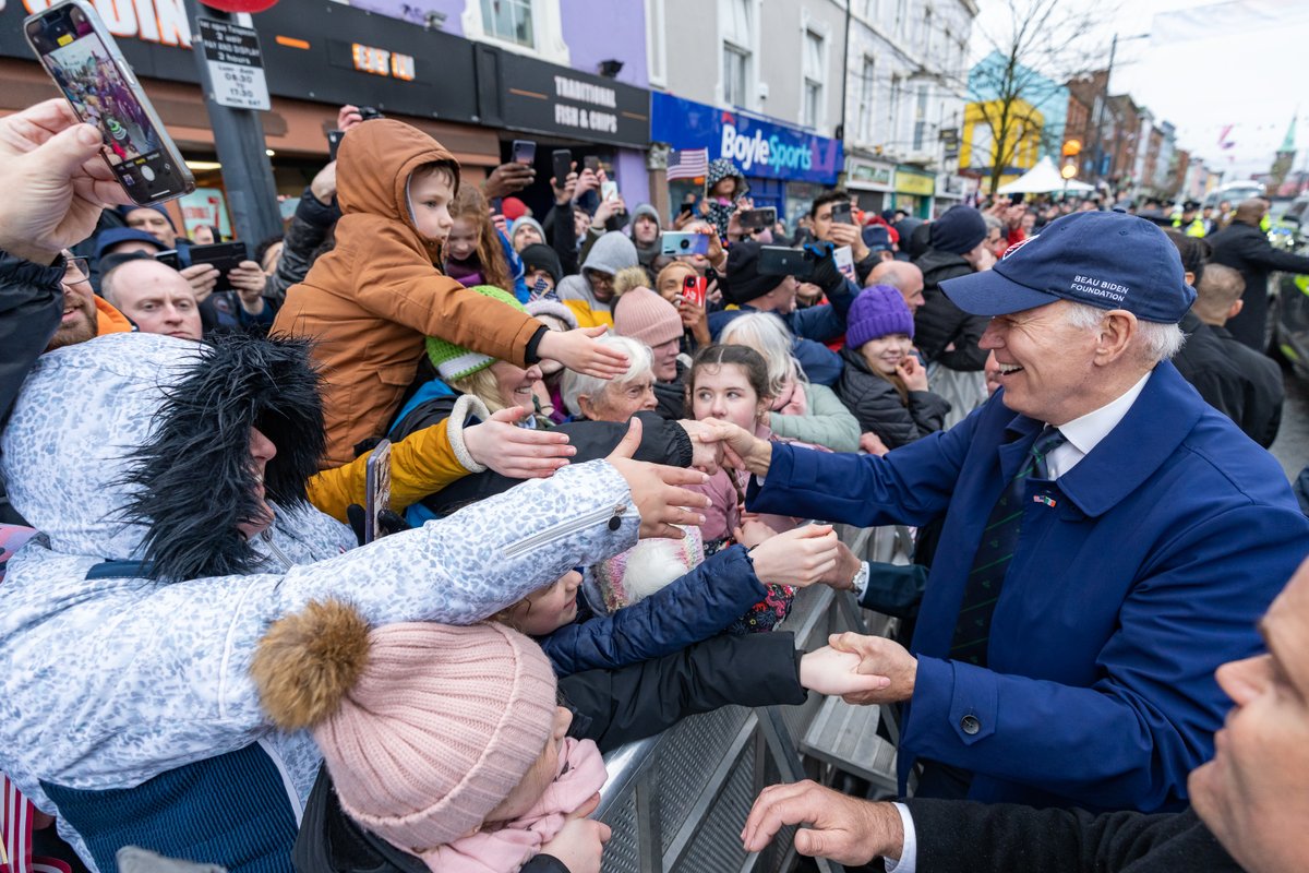 As the Irish saying goes, “Your feet will bring you where your heart is.”

It was an honor to return to Ireland to celebrate things that bind Ireland and the United States, and recommit ourselves to peace, equity, and dignity.