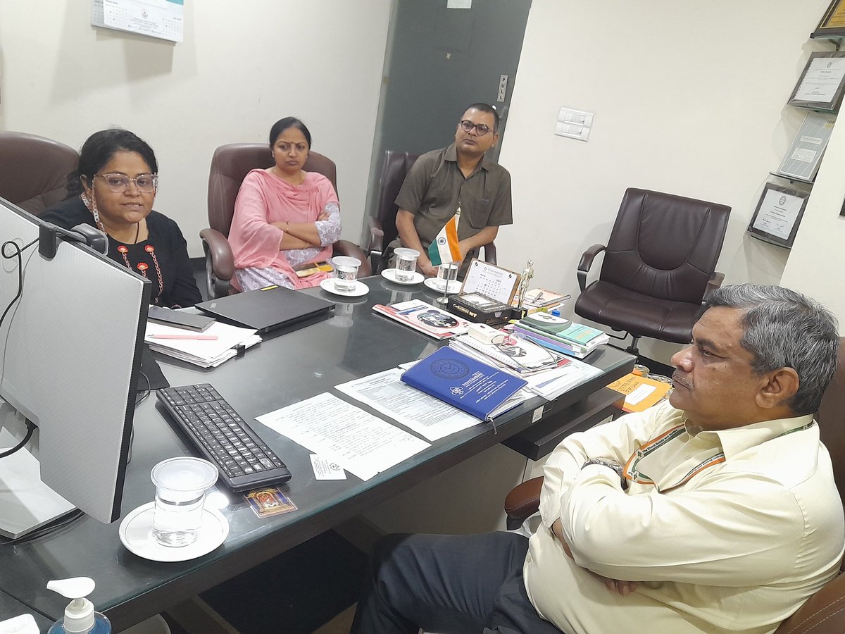 bsgnhq's tweet photo. A #partnership meeting was held on April 15th, 2023, at the National Headquarters of the Bharat Scouts and Guides, with Ms. Monica Mourya, Social Behavior Change Officer at #UNICEF Madhya Pradesh, and the Director and other officials of the Bharat Scouts and Guides. https://t.co/mXw7FRRoHD
