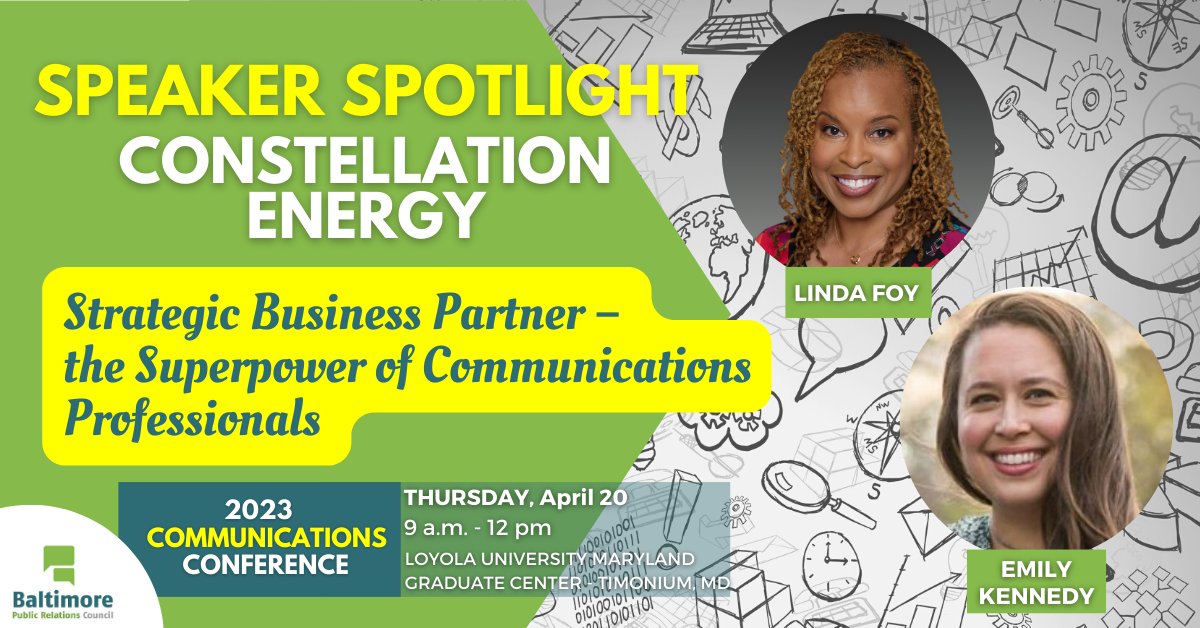 BaltPR's tweet photo. There is still time to register for our Spring 1/2 Day Communications Conference taking place this Thursday, April 20 from 9 a.m. - 12 p.m. at Loyola's Graduate Campus in Timonium! Learn more and register here: https://t.co/6V7kfXTxpW #BaltPR https://t.co/leWoVuaESS