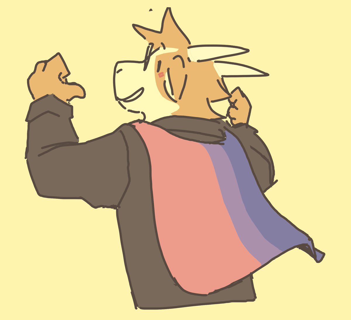 doginacafe's tweet photo. no comic this week, so have some pride drawings! <3 https://t.co/Rd5sjDlrb4