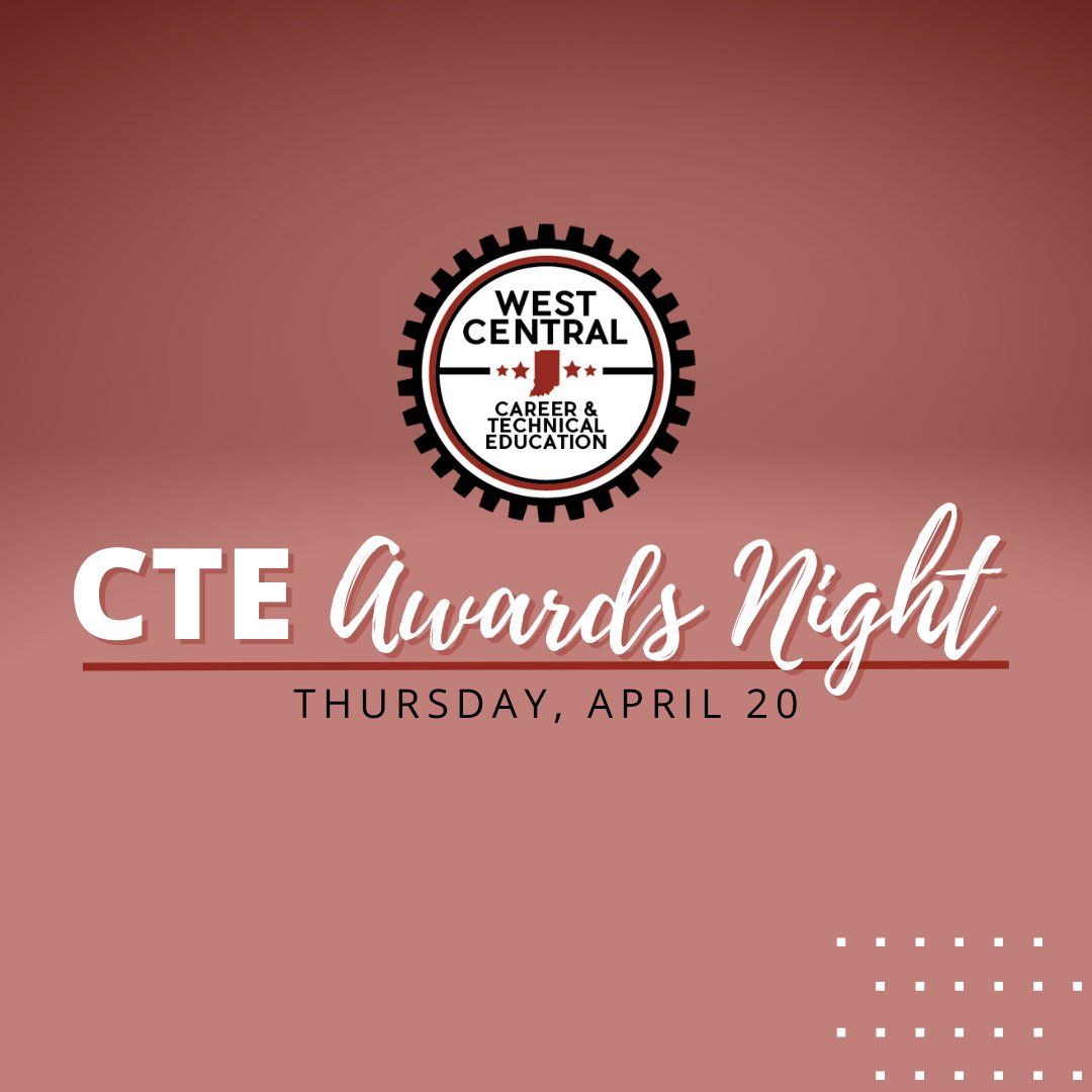 westcentralcte's tweet photo. The CTE Awards Night &amp; National Technical Honor Society Induction Ceremony is this Thursday, April 20 at 7 p.m. at @CHSAthenians. We can't wait to honor our students! 🎓 #cte #awardsnight #nths https://t.co/cKSS2R23th