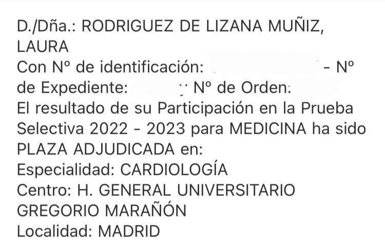 ¡¡¡Los sueños se cumplen!!! ¡¡¡Aquí estamos!!!
🫀R1 de Cardiología en el Marañón🫀
