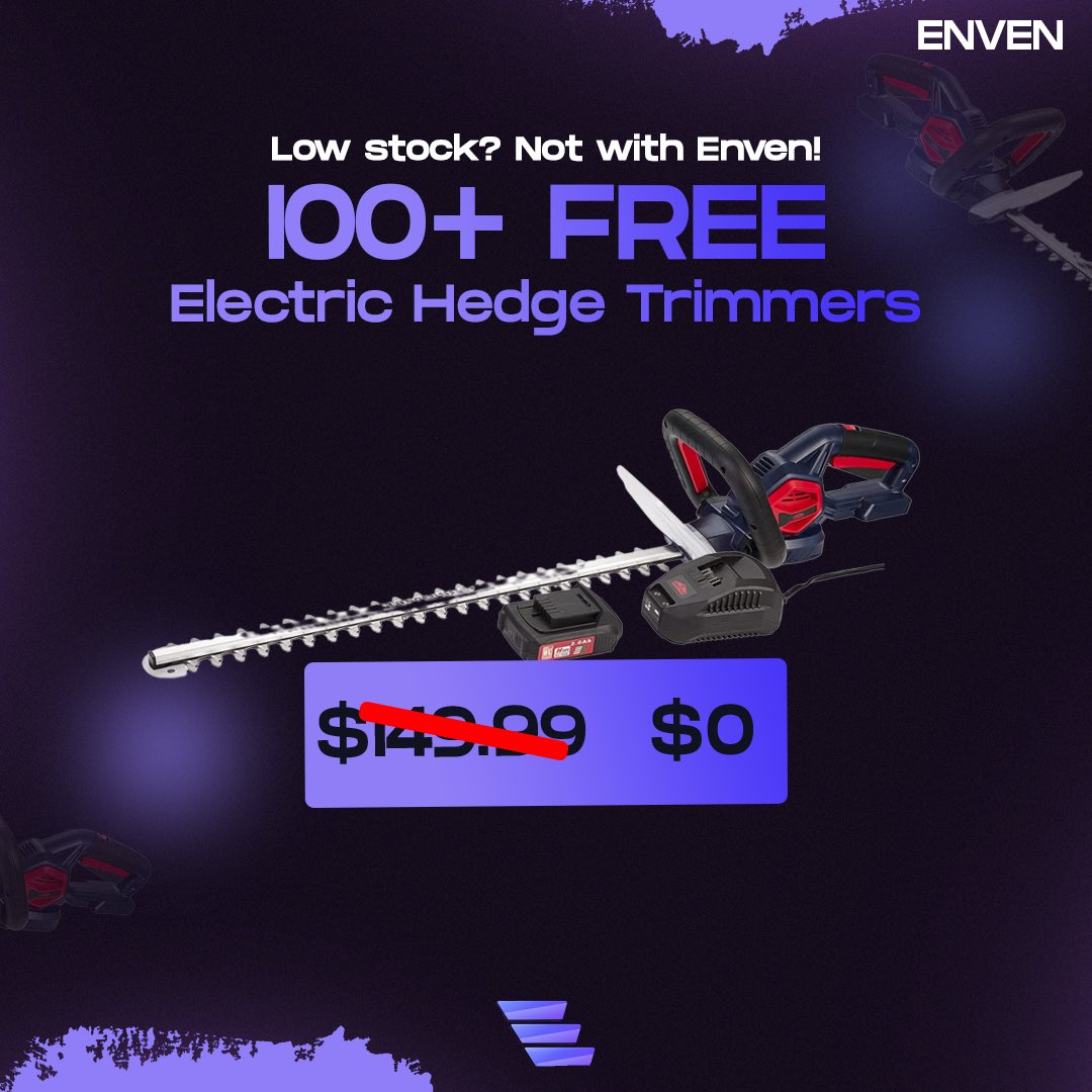 Did someone say FREE hedge trimmers?

Our members secured over $15,000 💰 worth!

Like ❤️ and RT ♻️ to get in on the fun!