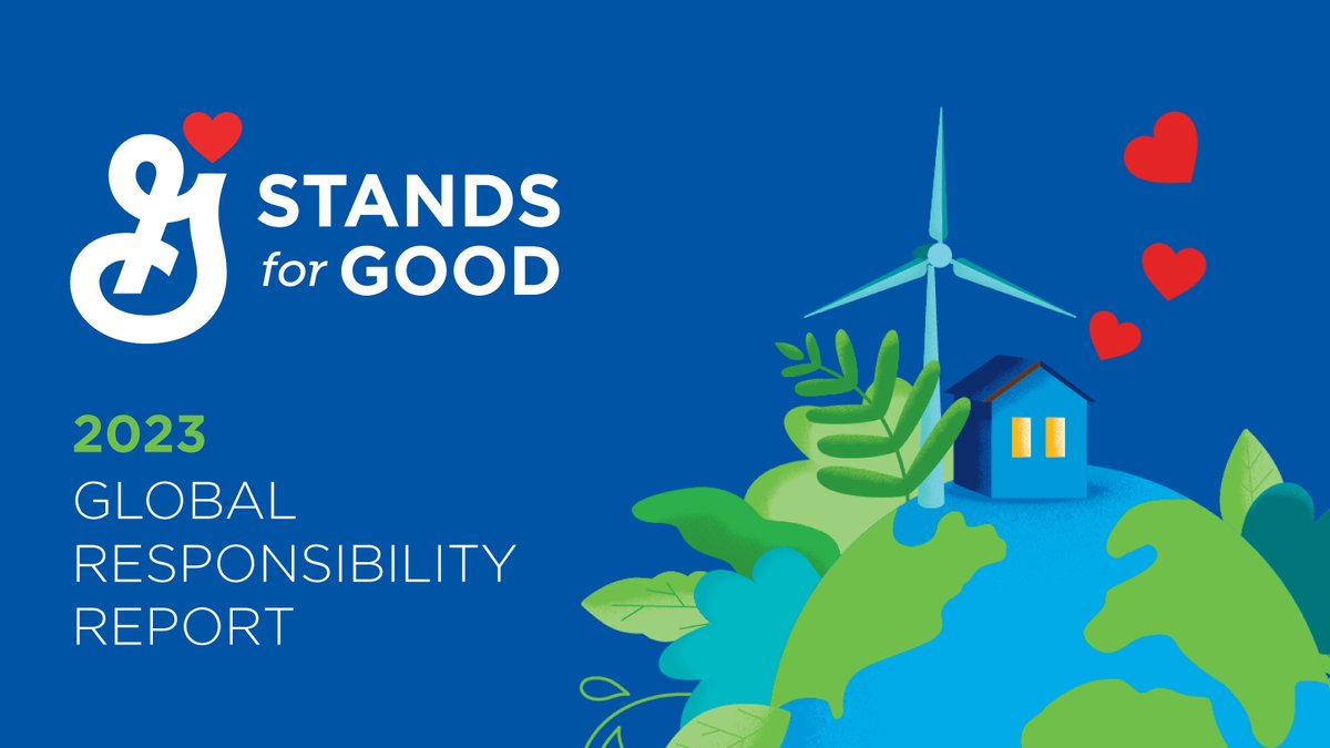 General Mills is committed to standing for good – for the people we serve, the brands you love, and the planet we depend on. ​

We invite you to learn more about our commitments and progress in our 2023 Global Responsibility Report: bit.ly/41B7yfY #GStandsforGood