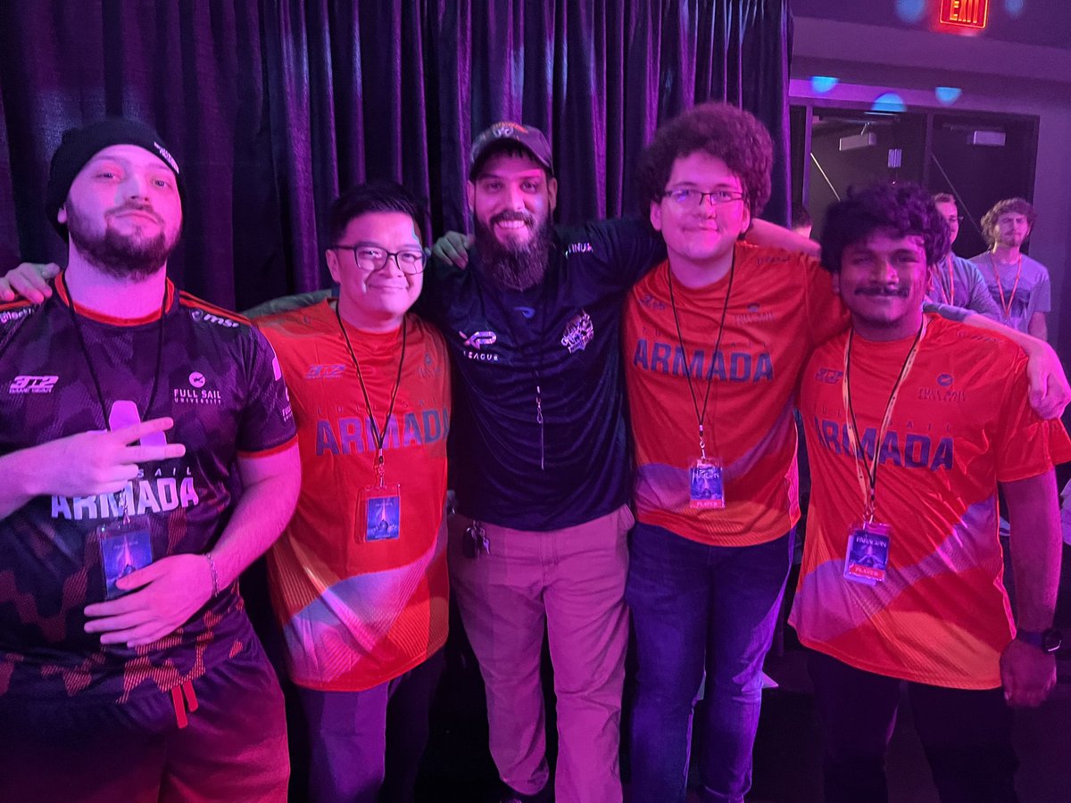 herv_master's tweet photo. Alumni team for valorant. I had a blast playing on stage! Thank you to @FullSail and @FullSailArmada for the invite to @FullSailHOF https://t.co/mnTabe4J7S