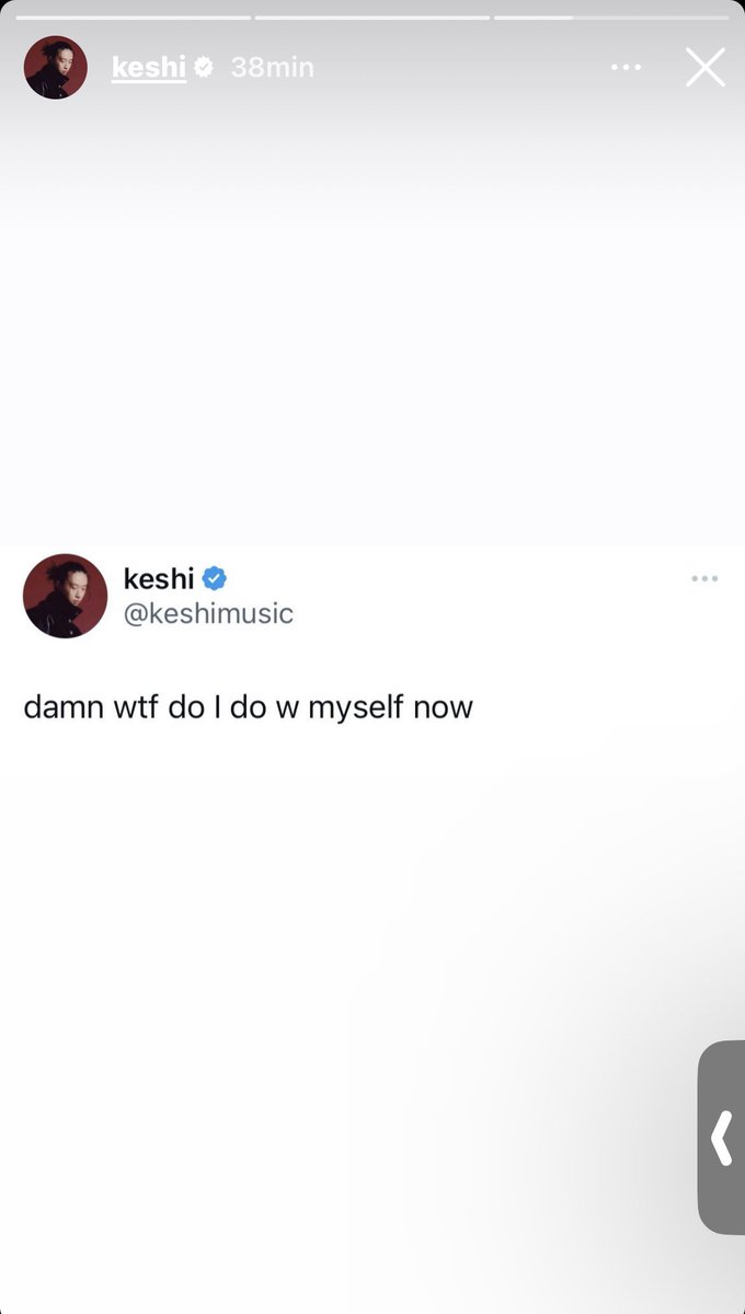 KESHIFRANCE_FAN's tweet photo. [ #KeshiPost ] ~ 18/04/2023 

@keshimusic à actualisé sa story Instagram 

- 🙈 https://t.co/UnytqemjWk