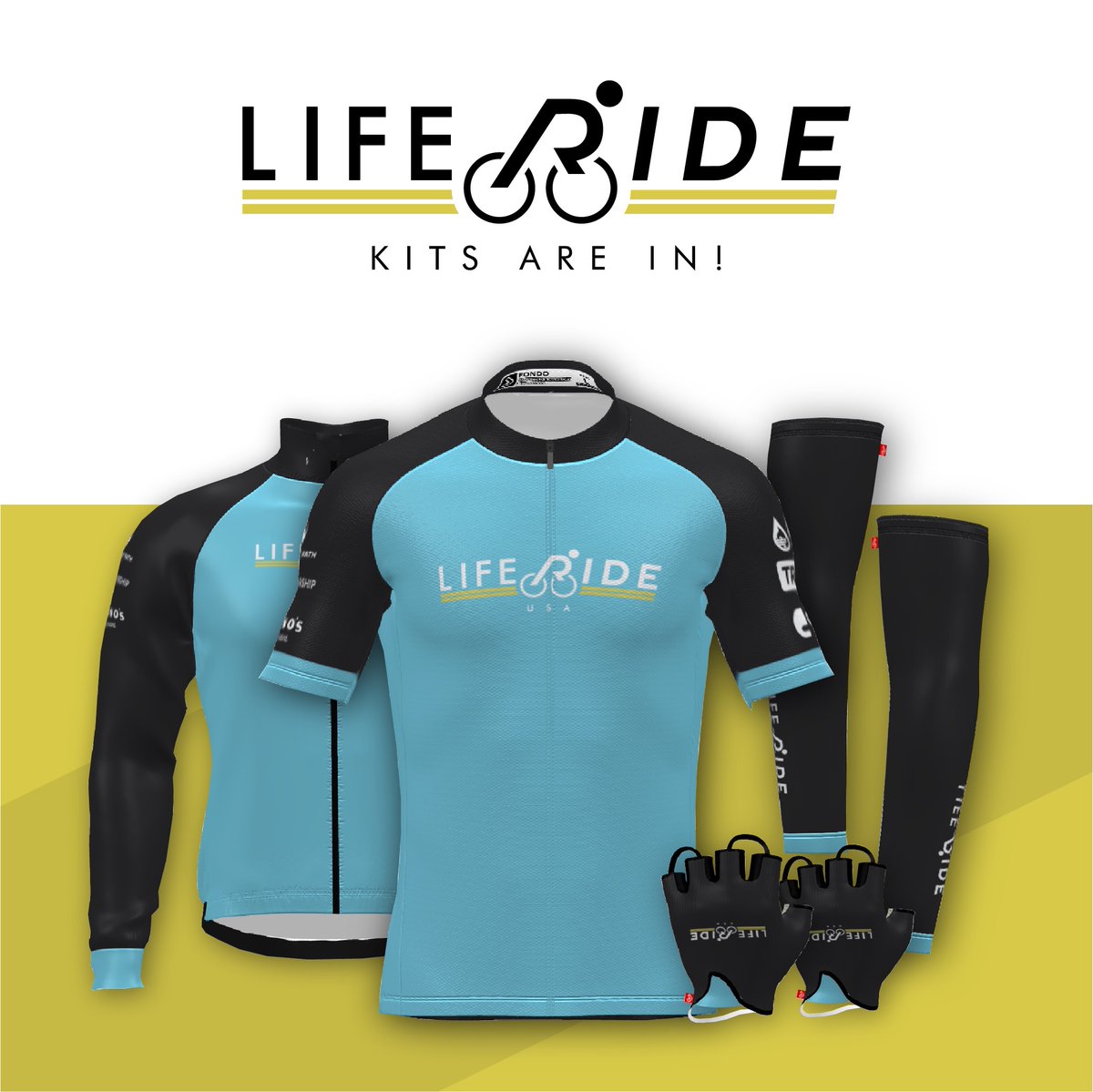 liferideusa's tweet photo. We are excited to share that jerseys, bibs, and other Life Ride items are now available for purchase in our Jakroo team store.

Visit https://t.co/JVGhcV60S6 to get yours! https://t.co/BEzX0Ks7K3