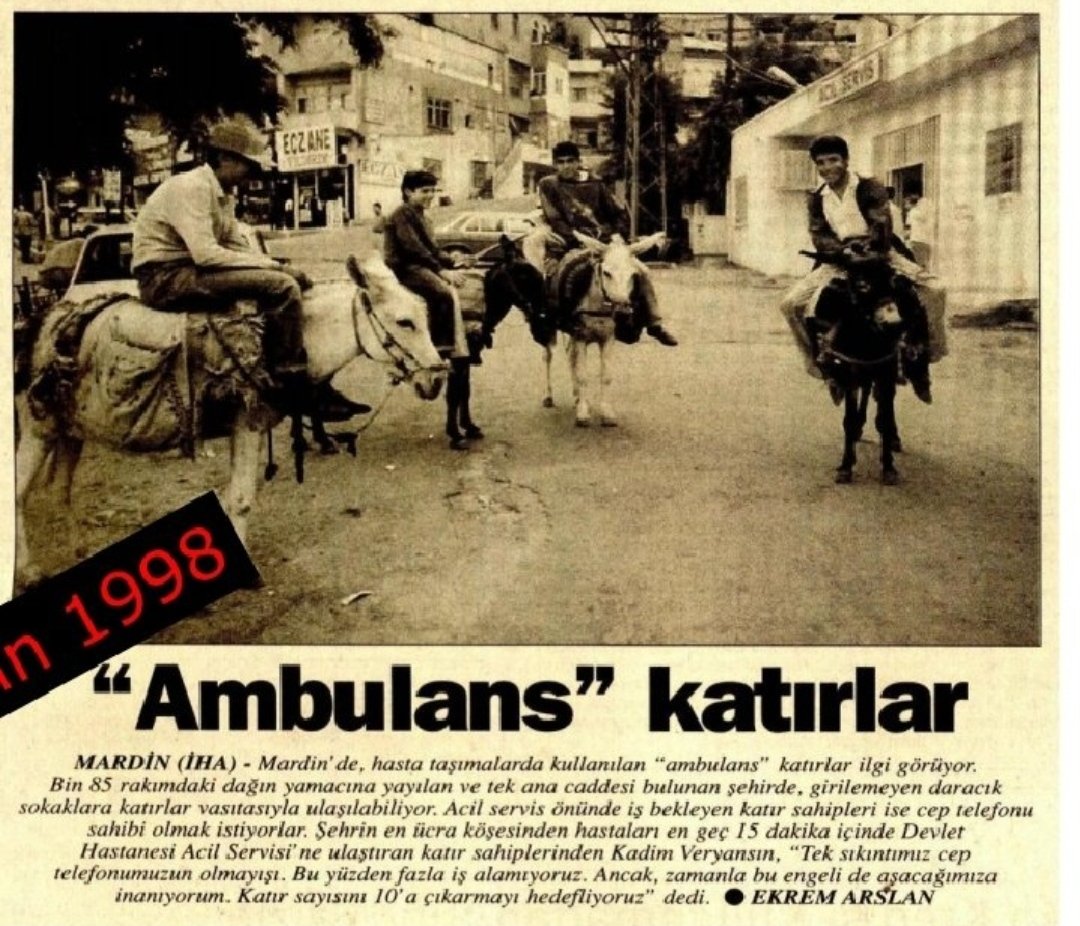 Candarlioglu's tweet photo. 7)

-Mardin'in ambulans katırları.

İşte;

Kemal Kılıçdaroğlu'nun SSK hastaneleri ve Reis Erdoğan'ın Şehir Hastaneleri...

Karar senin!
. https://t.co/9bYstznBvI