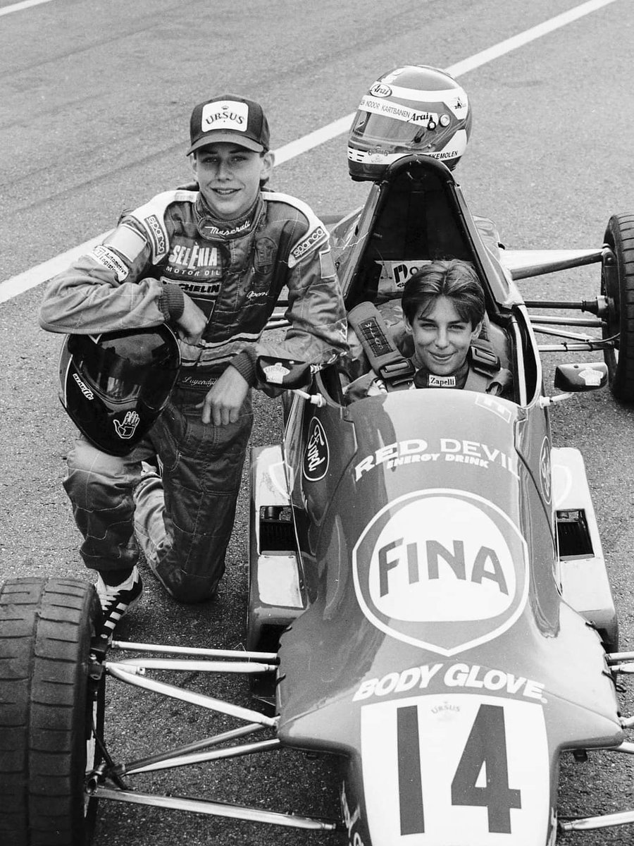 remco_v_eldik's tweet image. The than 14-year-old @jbleekemolen and @ArieLuyendyk (1996) with #GevaRacing #FormulaFord on @CMCZtweets alongside both dads #JaapLuyendyk, @mbleekemolen 

#A1GP #DTM #LEMANS24 
#INDYCAR #INDY500 #Daytona24 

Credit @jbleekemolen 
Photos by Dutch Historic Race &amp;amp; Rally memories!