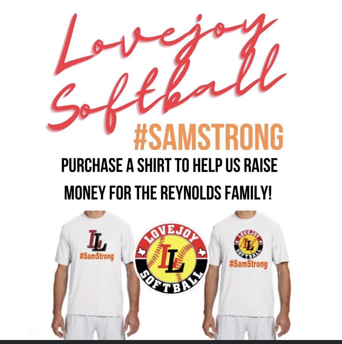 coach__puckett's tweet image. Don’t forget to purchase your #SamStrong shirts! All proceeds will go to the Reynolds family! 🧡🧡 @SoftballLovejoy 

Purchase here: …vejoyleopardssamstrong.spiritsale.com