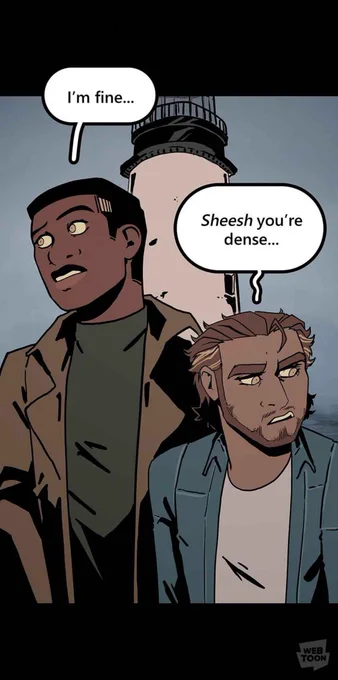 Wanna read a comic about two grown men who suck at communicating their feelings and cause problems for everyone around them

https://t.co/yVcjExPXae
(They're gay time traveling vampires) 