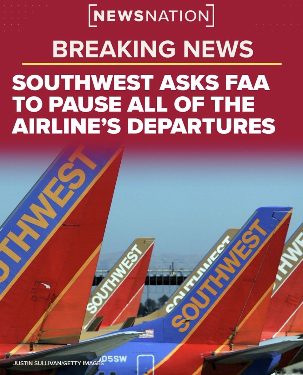 I NEVER take 6am flights. Especially after 8:30pm keynotes. But for whatever reason, my gut was telling me to go ahead and get on that first flight this morning. And holy smokes, I am so glad I did. 

FYI if you are traveling today! 😳✈️ #SouthwestAirlines