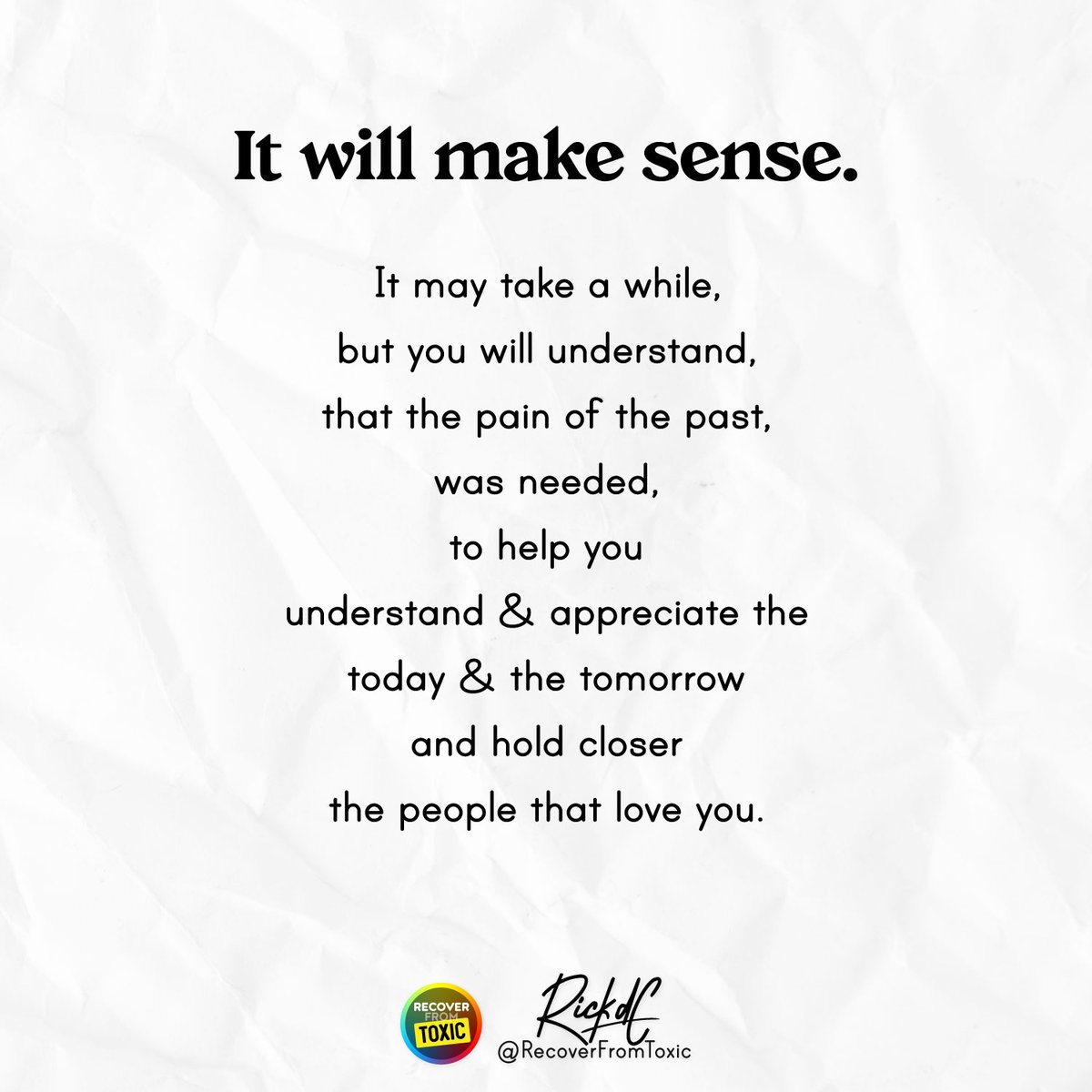 RecoverToxic's tweet photo. 😥 Sometimes in life, we go through difficult experiences that cause us pain and hurt. It can be challenging to see the purpose in these experiences, especially when we're in the midst of them. https://t.co/QZj40Ot82E