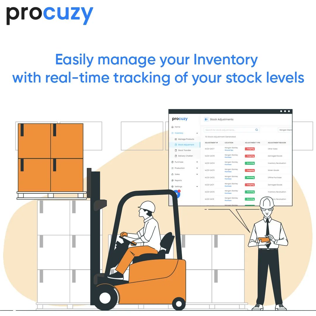 procuzy's tweet photo. It's time to say goodbye to inventory headaches and hello to streamlined management with Procuzy! https://t.co/YSEAtlpZw4