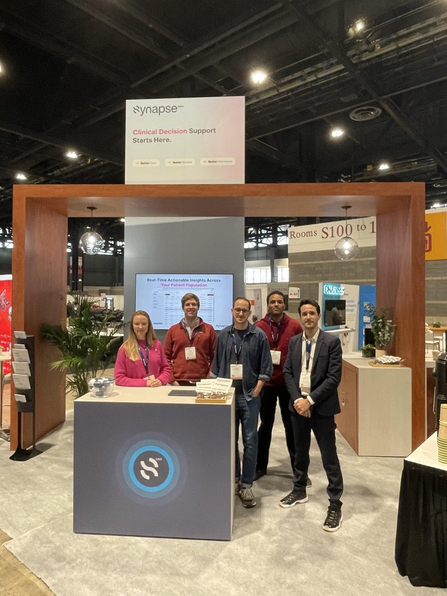 ☀️ Today is the day! We’re excited to be at #HIMSS23 in Chicago! 
🚀Join team #SynapseMedicine at booth 4467 for a breakfast demo of our quick-deploy #prescriptionassistance solutions that easily integrate #drugdata and #clinicaldecisionsupport into your prescription workflow.