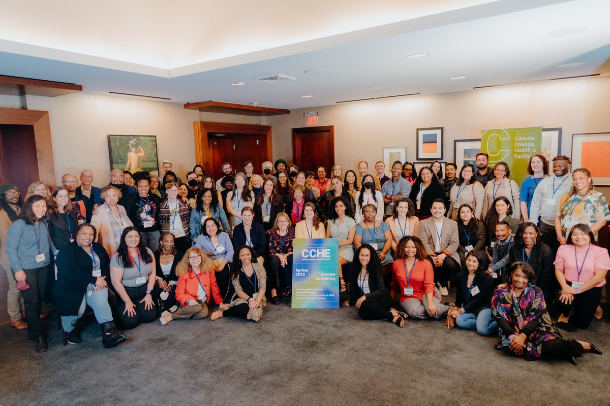 kresgehealth's tweet photo. After three years, we are so grateful to finally be back together in person to learn and celebrate with our amazing #CCHE partners! @kresgenviro @ClimateInnov8 #CCHE23 https://t.co/YVF1h66Rlu