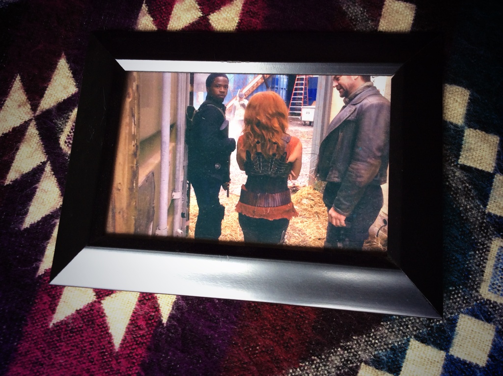 #DEFIANCE fandom: Thank You for everything. Happy anniversary
*BTS photo featuring <a href="/StephLeonidas/">Stephanie Leonidas</a> <a href="/GrantBowler/">Grant Bowler</a> and I