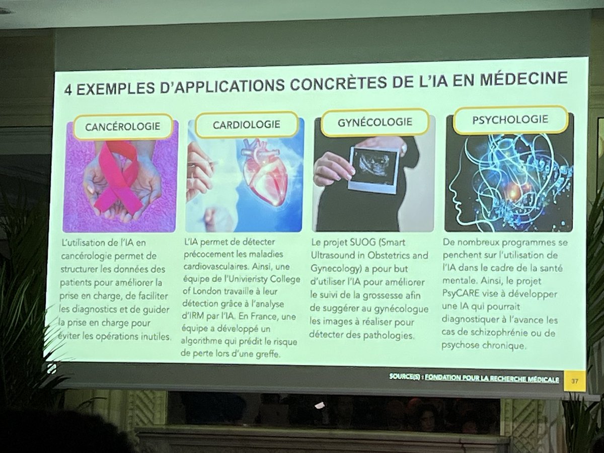 Wladimir Taranoff 🧩🔑 (@wtaranoff) on Twitter photo #Data & #IA for business #DataForumMeetings <a href="/HUBInstitute/">HUB INSTITUTE</a>
📌3 challenges Data Santé & Médecine
➡️Suivi des patients
➡️Médecine préventive
➡️Réduction des coûts
🙏🏻<a href="/emmanuelvivier/">Emmanuel Vivier</a>
#MBADMB <a href="/VincentMontet/">Vincent MONTET</a> <a href="/ArnaultChatel/">Arnault Chatel</a> <a href="/LionelREICHARDT/">PHARMAGEEK #hcsmeufr</a> #Data & #IA for business #DataForumMeetings <a href="/HUBInstitute/">HUB INSTITUTE</a>
📌3 challenges Data Santé & Médecine
➡️Suivi des patients
➡️Médecine préventive
➡️Réduction des coûts
🙏🏻<a href="/emmanuelvivier/">Emmanuel Vivier</a>
#MBADMB <a href="/VincentMontet/">Vincent MONTET</a> <a href="/ArnaultChatel/">Arnault Chatel</a> <a href="/LionelREICHARDT/">PHARMAGEEK #hcsmeufr</a>