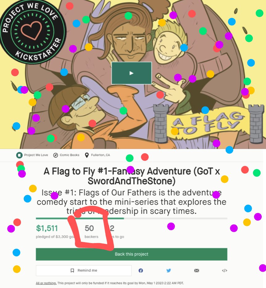 SolisStories's tweet photo. We have made it to 50 backers! οΏ½οΏ½οΏ½π©
We need to get to 50% funded so I can show off one of these STRETCH goals already!
Thanks for helping us get the word out!
Help us out just a little more and make sure all your fantasy-loving friends know about #AF2F
Β»https://t.co/Ldn2Ep2rXo https://t.co/GVLSHxnIYJ