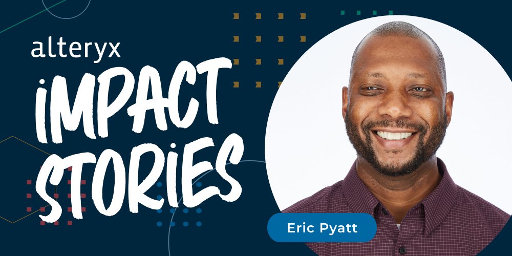 alteryx's tweet photo. It started with an open door: Read Eric Pyatt's #AlteryxImpact story about how a door to the #analytics world was opened and how Alteryx has been instrumental in his #CareerJourney. Eric is already paying it forward via #AlteryxSparkED!

Read his story: https://t.co/QHfVWCixnN https://t.co/6cleyJqLtr