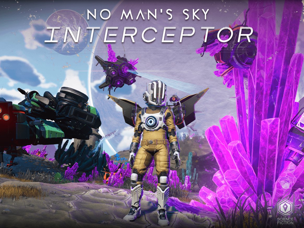 Hyliandescent's tweet photo. I'm diving into No Man's Sky &amp; the new Interceptor update by @hellogames today! #ad

🔴Live on Twitch https://t.co/YBFkyfhGC8 https://t.co/xJLNljpUB7