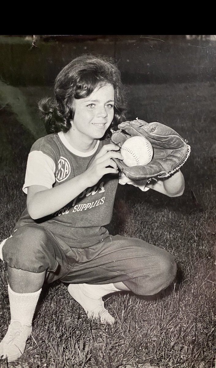 k3cmom's tweet photo. @BuckMartinez came across some photos you might appreciate Buck.

My Mom Connie passed on Dec 31.   This is her at age 13, 1960.  She was at the first game and a true fan every year since.   Proofs here;
they’re cheering from above ⚾️❤️ https://t.co/v557ufADX0