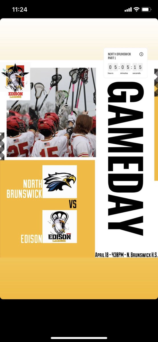 CoachMikeYascko's tweet photo. Gameday @ North Brunswick 
varsity 4:30
Jv 6 https://t.co/s7PySwFLus