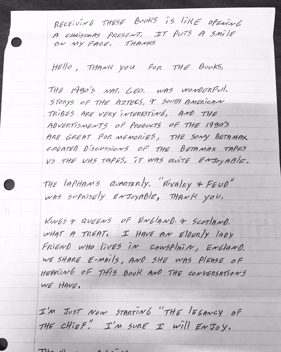 “Receiving these books is like opening a Christmas present.” 🎅🏻 📚