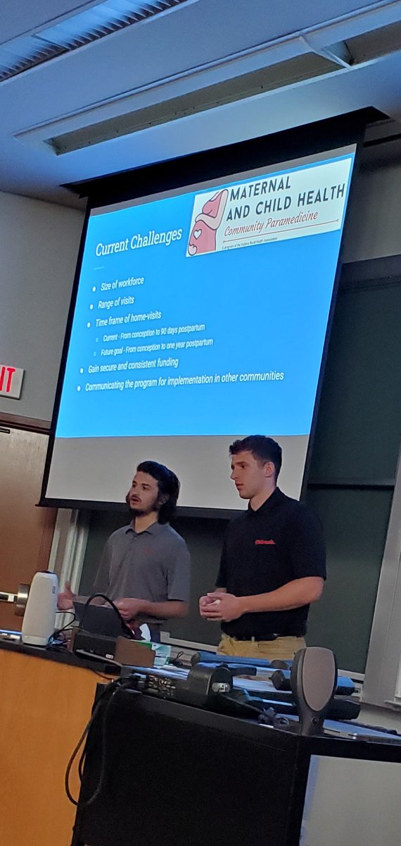 ShamiraGelbman's tweet photo. The spring semester flew! #SOC201 #GHL201 are presenting the results of their #communityparamedicine research today @WabashCollege! https://t.co/eLrmEZkLrP