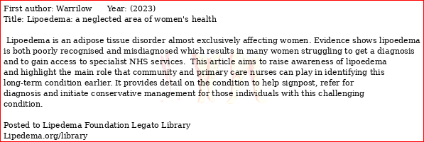 LipedemaBytes tweet media