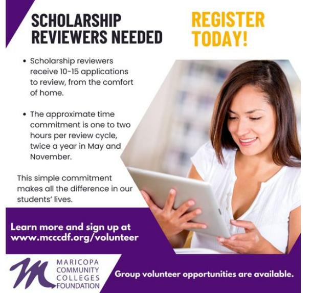 MCCCDF's tweet photo. Check out https://t.co/9hzkLAgCsv for more information about becoming a scholarship reviewer. https://t.co/ug9jFawI5c