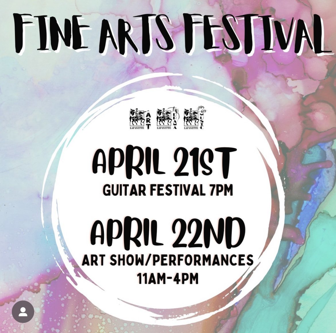 Join us this weekend for our second annual Fine Arts Festival.