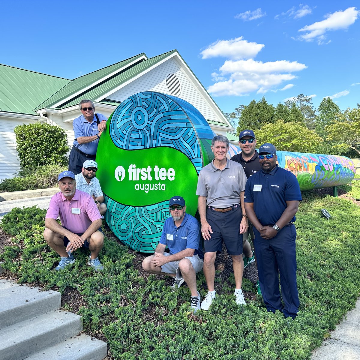 First Tee - Greater Charleston (@firstteechs) on Twitter photo We sent seven of <a href="/FirstTeeCHS/">First Tee - Greater Charleston</a>'s finest to Augusta last weekend for <a href="/FirstTee/">First Tee</a> Level II training. We're so proud of this group! Let's hear it for Coach Frank, Coach Brad, Coach Todd, Coach Herbie, Coach John, Coach Joe, and Coach Johnson 👏👏👏 #buildinggamechangers #chsnews We sent seven of <a href="/FirstTeeCHS/">First Tee - Greater Charleston</a>'s finest to Augusta last weekend for <a href="/FirstTee/">First Tee</a> Level II training. We're so proud of this group! Let's hear it for Coach Frank, Coach Brad, Coach Todd, Coach Herbie, Coach John, Coach Joe, and Coach Johnson 👏👏👏 #buildinggamechangers #chsnews