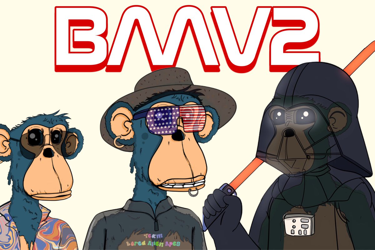 #BAAV2 is a Collection of 6666 NFTs

18 NFTs are 1/1 🤐

By Team #BoredAlienApes 

For Mint baav2.com

#nftmint #NFTMinting #nft #nftart #PolygonNFT #PolygonCommunity <a href="/0xPolygon/">Polygon | POL</a> #PolygonNFTs @PolygonGaming <a href="/StielHugh/">HughStiel/RoyalFrenchmenHotel Bar Gallery & Events</a>