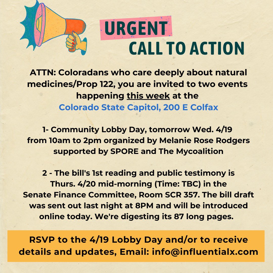 melanierose's tweet photo. Tomorrow is Lobby Day at the Capitol… this bill still doesn’t have a # yet we’re told it will be heard in the Senate Finance Committee 4/20 mid-morning.. this doesn’t give Coloradans ample time to prep, review 87 pages of the bill draft & stakehold #copolitics #coleg #Prop122 https://t.co/ORgNLtCdAM