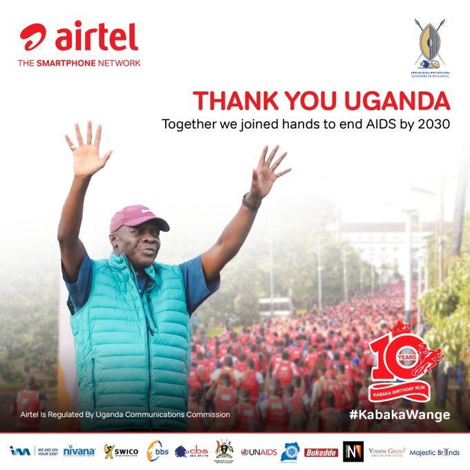 Thank you 👏👏 #AirtelKabakaRun2023 #KabakaWange