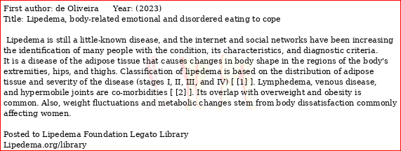 LipedemaBytes tweet media